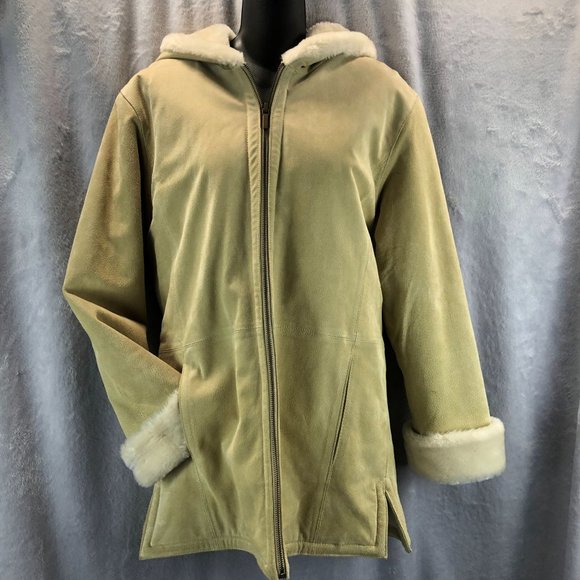 Jacket Faux Fur & Sherpa By Garage In Tan, Size: S main image 0